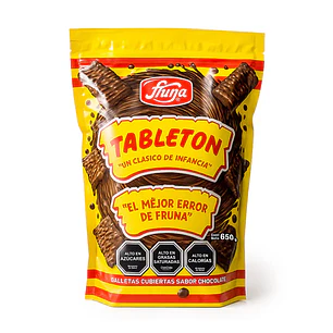 Tableton Doypack Chocolate Fruna 650g