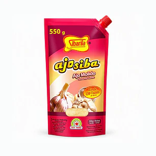 Ajos en Pasta Sibarita Doypack 550 g | Ajo Peruano Listo para Cocinar