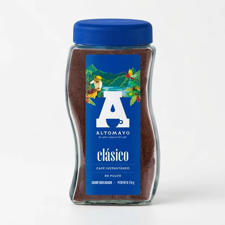 Café Instantáneo Altomayo Clásico 170g | Café Peruano 100% 1