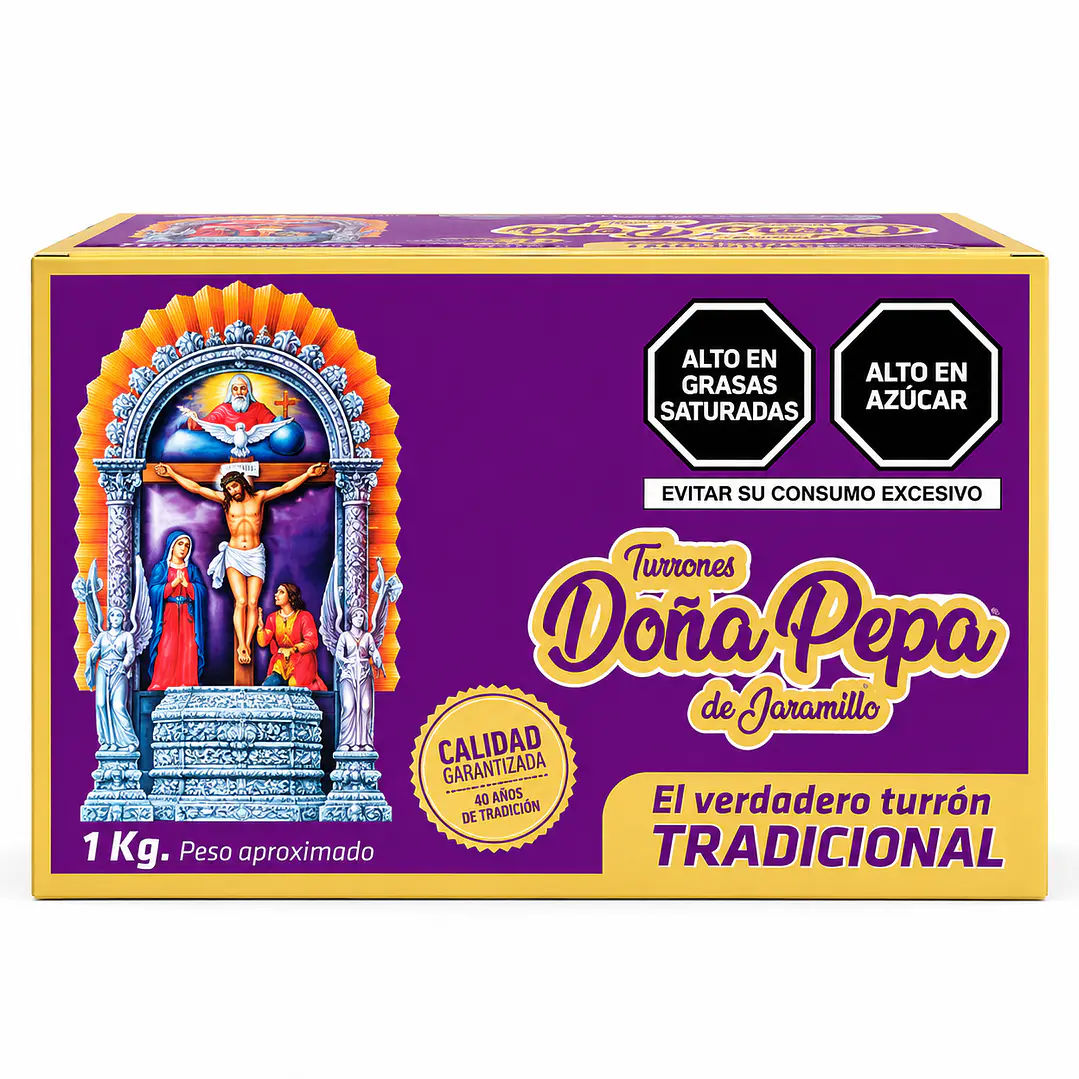 Turrón Doña Pepa Tradicional 1 Kg Producto Peruano 1