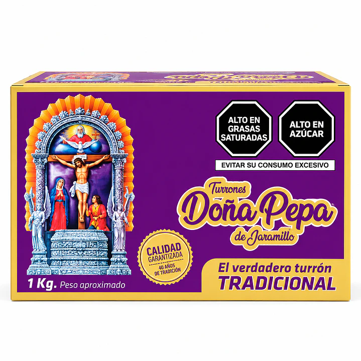 Turrón Doña Pepa Tradicional 1 Kg Producto Peruano 1