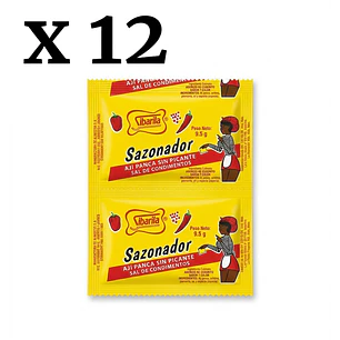 Sazonador Sibarita Ají Panca Sin Picante 9.5g Pack 12 Sobres