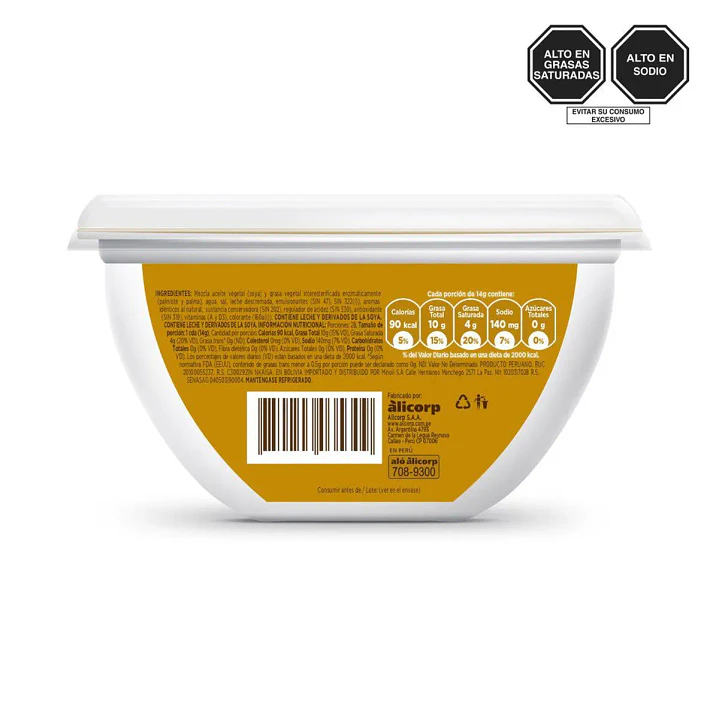 Margarina Sello De Oro Pote 400g Para Cocina Y Reposteria 2