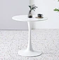 Mesa Alta Redonda en MDF y Metal de Bar 90X60cm - Miniatura 4