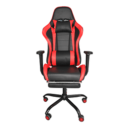 Silla Gamer King Negro/Rojo