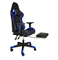 Silla Gamer King Azul/Negro - Miniatura 7