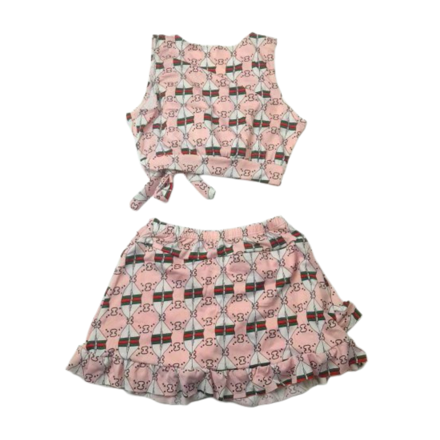 Traje de Baño para Niñas 2 Piezas Short 1