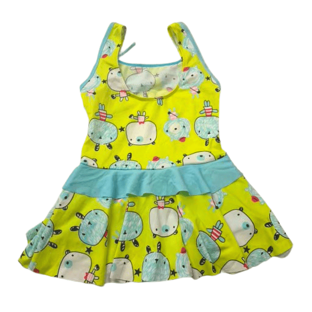 Traje de Baño para Niñas 1 Pieza y Short