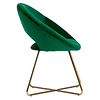 Sitial Velvet Silla Round Color Verde