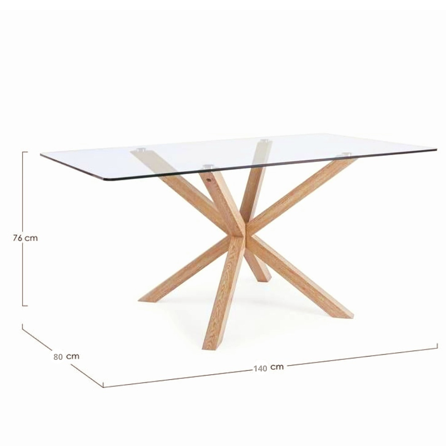 Mesa Madrid Gold Rectangular 130 cm 5