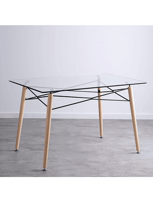 Mesa Vidrio Eiffel 120x80cm Vidrio 