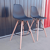 Taburetes de Bar pack de 2 Eames Patas de Madera