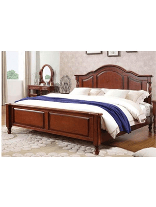 Cama Madera Cinthya Roble Americano