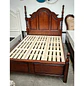 Cama King Roble Americano Madera Maciza con Somier de Pino - Miniatura 7