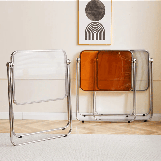 Mesa Transparente Plegable 