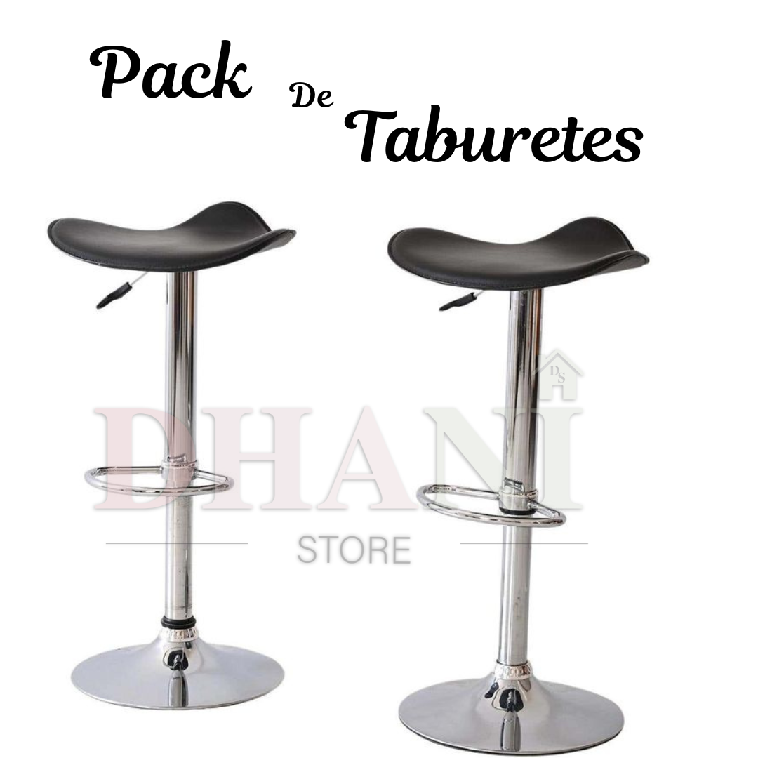 Taburete Rectangular de Eco cuero
