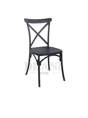 Silla de Comedor Danubio Blanca y Negra