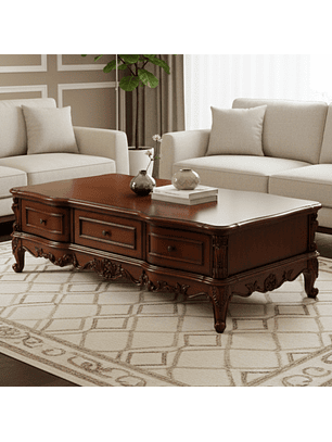 Mesa de Centro de Madera Grande 