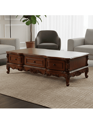 Mesa de Centro de Madera Grande 