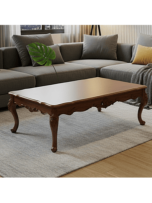 Mesa de Centro de Madera Color Café 