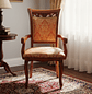 Silla de Comedor Sitial Color Caoba Tallado - Miniatura 2