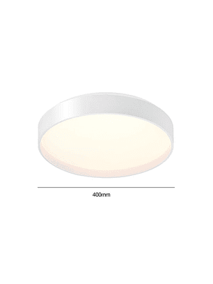Lámpara Led Redondo 400mm Sobrepuesto Con Control Blanco 36w+36w