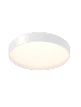 Lámpara Led Redondo 400mm Sobrepuesto Con Control Blanco 36w+36w