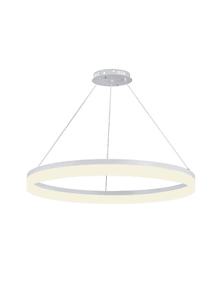Lámpara Led Colgante Redondo 800mm Blanco 45w