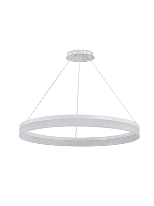 Lámpara Led Colgante Redondo 800mm Blanco 45w