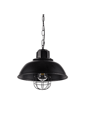 Lampara Colgante Porta E27 Negro