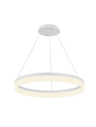 Lámpara Led Colgante Redondo 600mm Blanco 36w