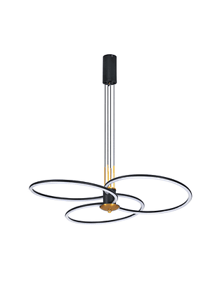 Lampara Led Colgante 54W con Formas Circular