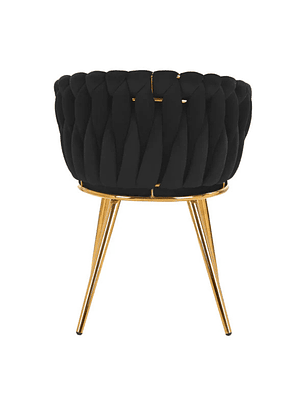 Sitial Curvo Trenza Negro