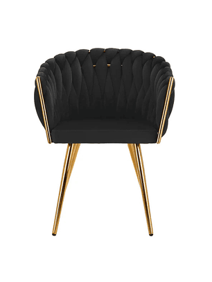 Sitial Curvo Trenza Negro