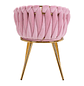Sitial Curvo Trenza Rosado - Miniatura 2