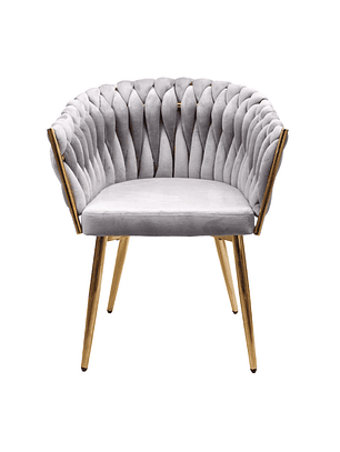 Sitial Curvo Trenza Gris