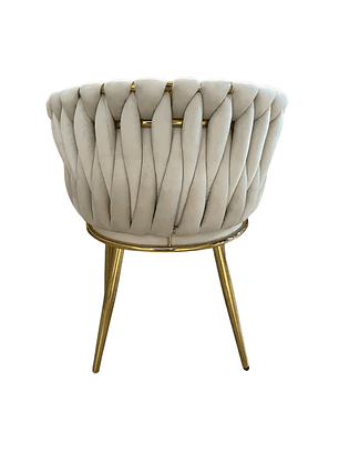 Sitial Curvo Trenza Beige