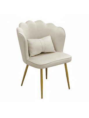 Silla Coral Velvet Beige
