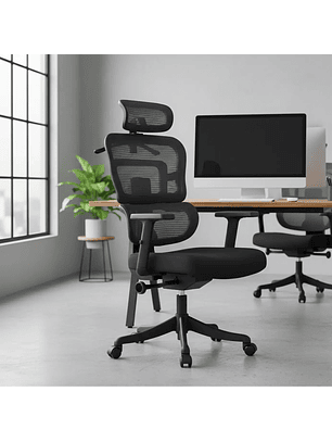 Silla de Escritorio Confortable Negra 