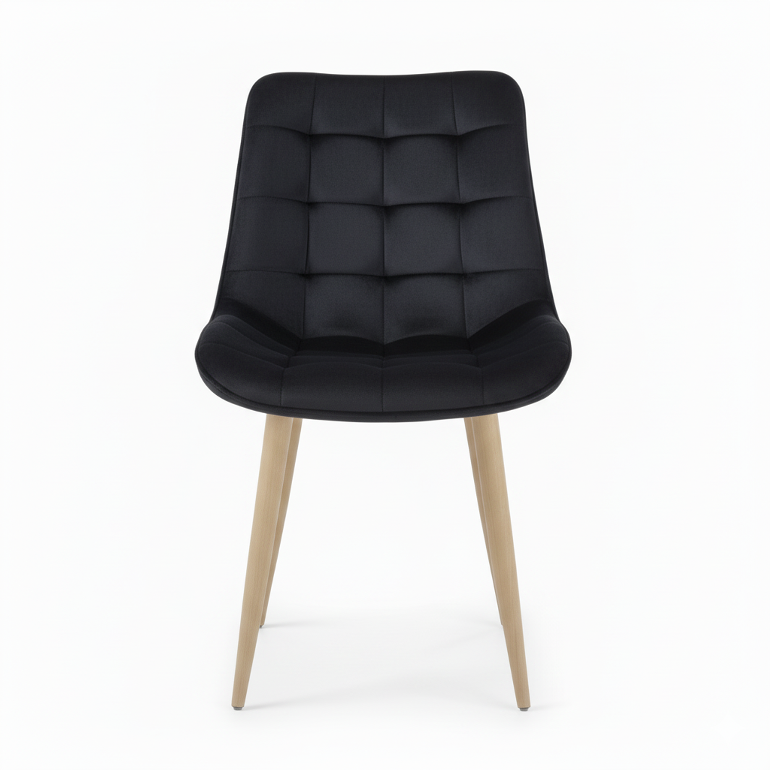 SILLA CAPITONE TOP PATA MADERA 7