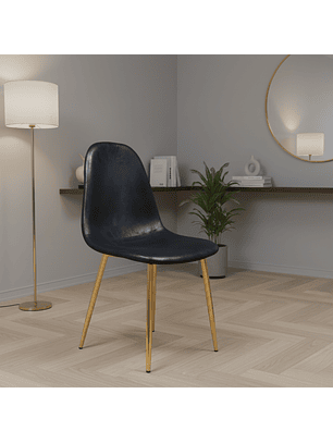 Silla Smart PU Antique Pata Gold