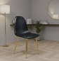 Silla Smart PU Antique Pata Gold - Miniatura 3
