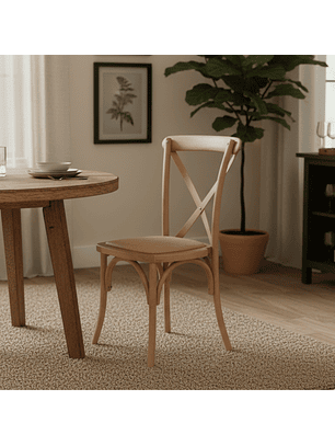 Silla Danubio Crossbak Madera