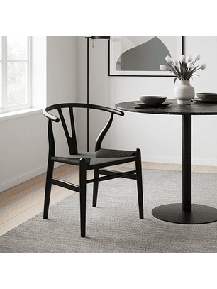 SILLA WISHBONE MADERA 