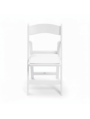 SILLA PLEGABLE ALBA DE RESINA BLANCA