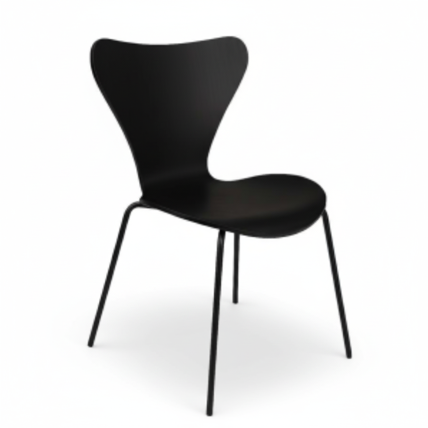 Silla Corazón PP Patas Color Negro 10