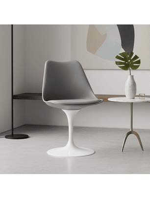 Silla Tulip Giratoria de Metal