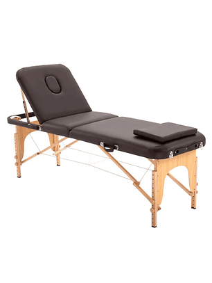 Camilla Plegable de Masaje Color Vino