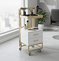 Carrito de Peluquería Gold Blanco - Miniatura 1