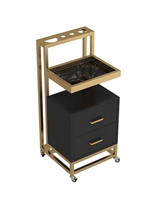 Ayudante de Peluquería Gold and Black